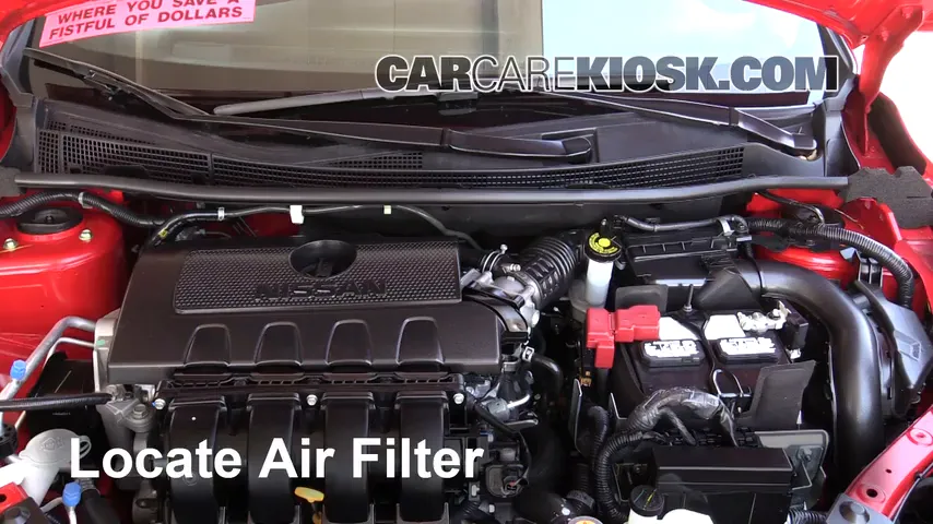 2016 Nissan Sentra FE+S 1.8L 4 Cyl. Filtre à air (moteur)